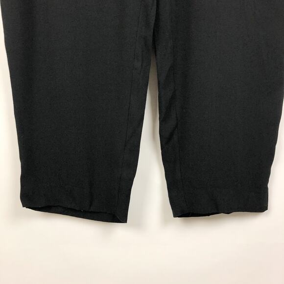 HALOGEN Women Ankle Pants Size 22 Black Flat Front Straight Leg Trousers NWOT - Picture 5 of 8